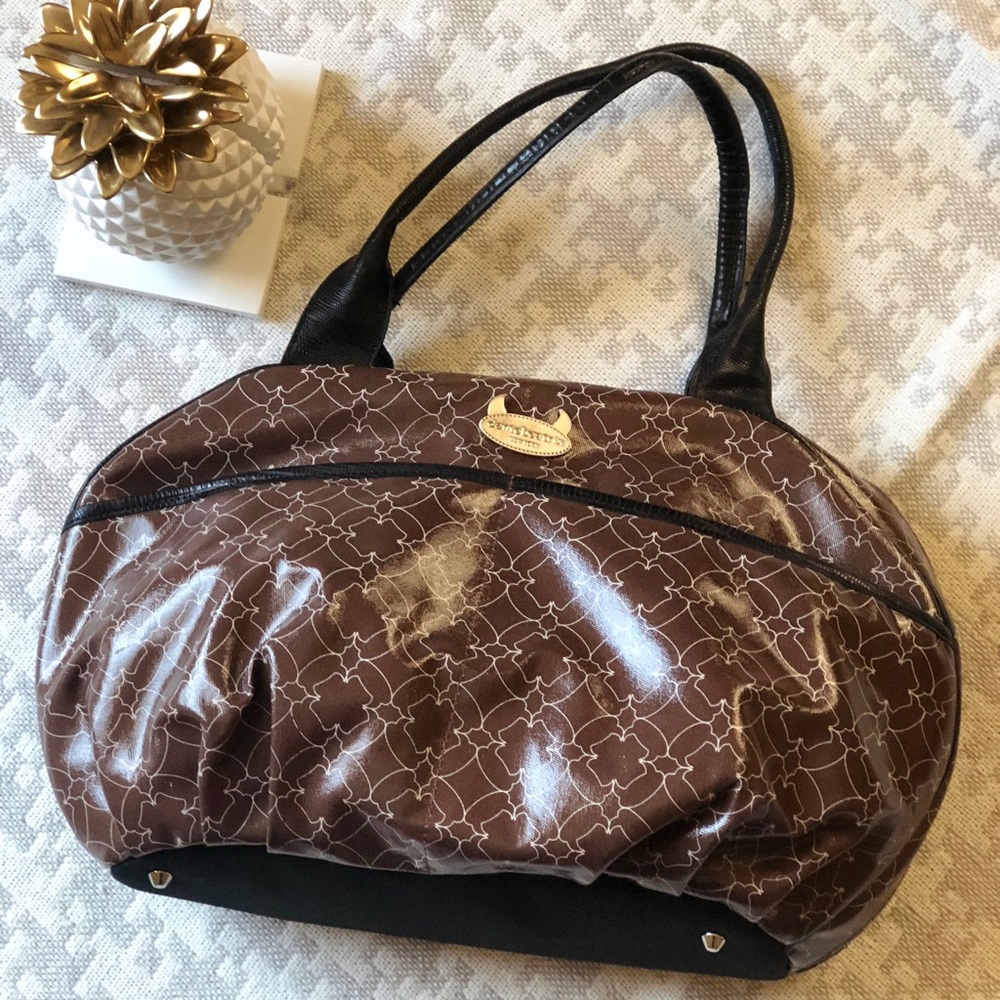 Dante Beatrix diaper bag in brown
